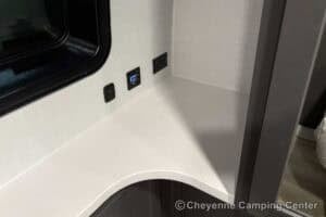 2026 Forest River Flagstaff Classic 826KBS Couples Travel Trailer Interior Image