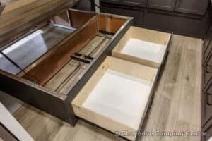 2026 Forest River Flagstaff Classic 826KBS Couples Travel Trailer Interior Image