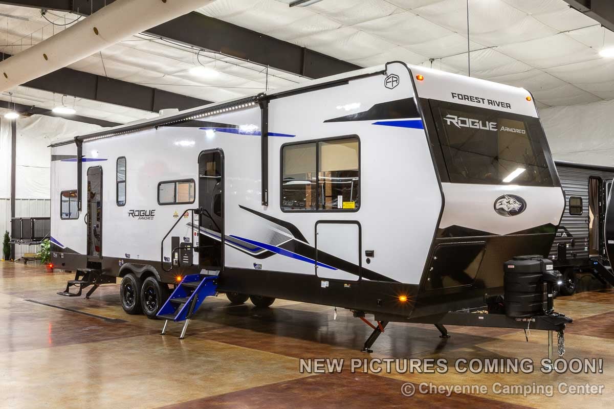 Reve Armored ready Rock’n roll 70h S 2027 Forest River Rogue Armored 32L132 Toy Hauler Travel Trailer