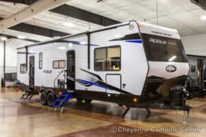 2026 Forest River Rogue Armored 32L132 Toy Hauler Travel Trailer Exterior Image
