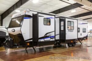 2026 Forest River Rogue Armored 32L132 Toy Hauler Travel Trailer Exterior Image
