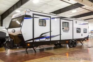 2026 Forest River Rogue Armored 32L132 Toy Hauler Travel Trailer Exterior Image