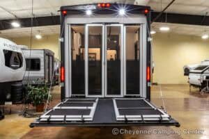 2026 Forest River Rogue Armored 32L132 Toy Hauler Travel Trailer Exterior Image