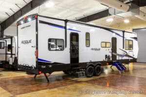 2026 Forest River Rogue Armored 32L132 Toy Hauler Travel Trailer Exterior Image
