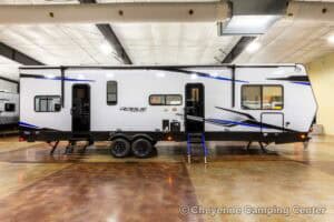 2026 Forest River Rogue Armored 32L132 Toy Hauler Travel Trailer Exterior Image