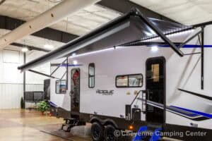 2026 Forest River Rogue Armored 32L132 Toy Hauler Travel Trailer Exterior Image