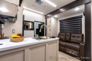 2026 Forest River Rogue Armored 32L132 Toy Hauler Travel Trailer Interior Image