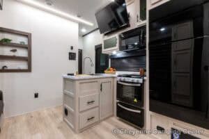 2026 Forest River Rogue Armored 32L132 Toy Hauler Travel Trailer Interior Image