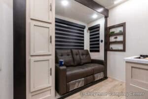 2026 Forest River Rogue Armored 32L132 Toy Hauler Travel Trailer Interior Image