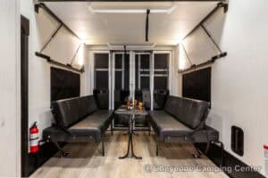 2026 Forest River Rogue Armored 32L132 Toy Hauler Travel Trailer Interior Image