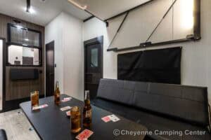 2026 Forest River Rogue Armored 32L132 Toy Hauler Travel Trailer Interior Image