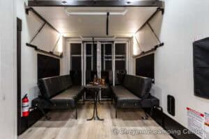 2026 Forest River Rogue Armored 32L132 Toy Hauler Travel Trailer Interior Image