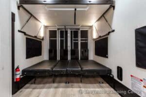 2026 Forest River Rogue Armored 32L132 Toy Hauler Travel Trailer Interior Image