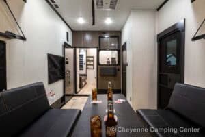 2026 Forest River Rogue Armored 32L132 Toy Hauler Travel Trailer Interior Image