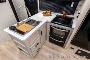 2026 Forest River Rogue Armored 32L132 Toy Hauler Travel Trailer Interior Image