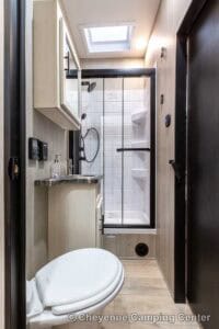 2026 Forest River Rogue Armored 32L132 Toy Hauler Travel Trailer Interior Image