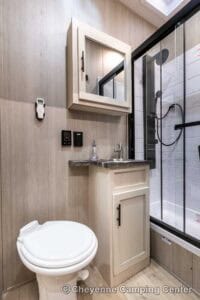 2026 Forest River Rogue Armored 32L132 Toy Hauler Travel Trailer Interior Image