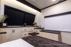 2026 Forest River Rogue Armored 32L132 Toy Hauler Travel Trailer Interior Image
