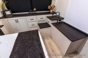 2026 Forest River Rogue Armored 32L132 Toy Hauler Travel Trailer Interior Image