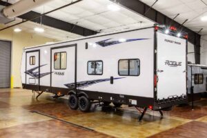2027 Forest River Rogue Armored 32L132 Toy Hauler Travel Trailer Exterior Image