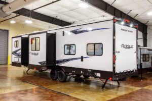 2027 Forest River Rogue Armored 32L132 Toy Hauler Travel Trailer Exterior Image