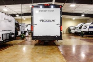 2027 Forest River Rogue Armored 32L132 Toy Hauler Travel Trailer Exterior Image