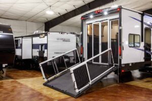 2027 Forest River Rogue Armored 32L132 Toy Hauler Travel Trailer Exterior Image