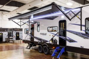 2027 Forest River Rogue Armored 32L132 Toy Hauler Travel Trailer Exterior Image