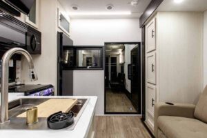 2027 Forest River Rogue Armored 32L132 Toy Hauler Travel Trailer Interior Image