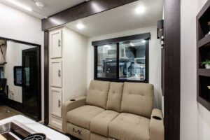 2027 Forest River Rogue Armored 32L132 Toy Hauler Travel Trailer Interior Image