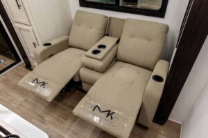 2027 Forest River Rogue Armored 32L132 Toy Hauler Travel Trailer Interior Image