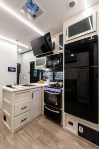 2027 Forest River Rogue Armored 32L132 Toy Hauler Travel Trailer Interior Image