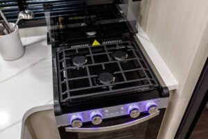 2027 Forest River Rogue Armored 32L132 Toy Hauler Travel Trailer Interior Image