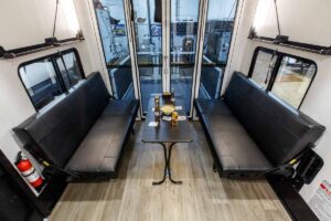 2027 Forest River Rogue Armored 32L132 Toy Hauler Travel Trailer Interior Image