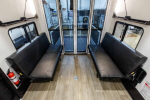 2027 Forest River Rogue Armored 32L132 Toy Hauler Travel Trailer Interior Image