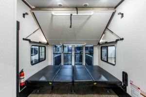 2027 Forest River Rogue Armored 32L132 Toy Hauler Travel Trailer Interior Image