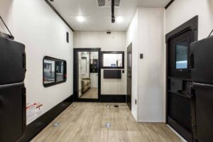 2027 Forest River Rogue Armored 32L132 Toy Hauler Travel Trailer Interior Image