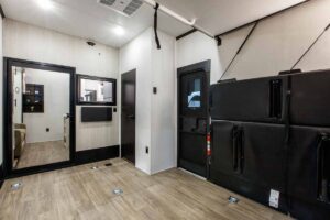 2027 Forest River Rogue Armored 32L132 Toy Hauler Travel Trailer Interior Image