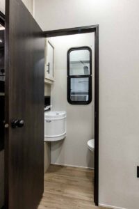 2027 Forest River Rogue Armored 32L132 Toy Hauler Travel Trailer Interior Image