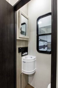 2027 Forest River Rogue Armored 32L132 Toy Hauler Travel Trailer Interior Image