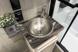 2027 Forest River Rogue Armored 32L132 Toy Hauler Travel Trailer Interior Image