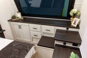 2027 Forest River Rogue Armored 32L132 Toy Hauler Travel Trailer Interior Image