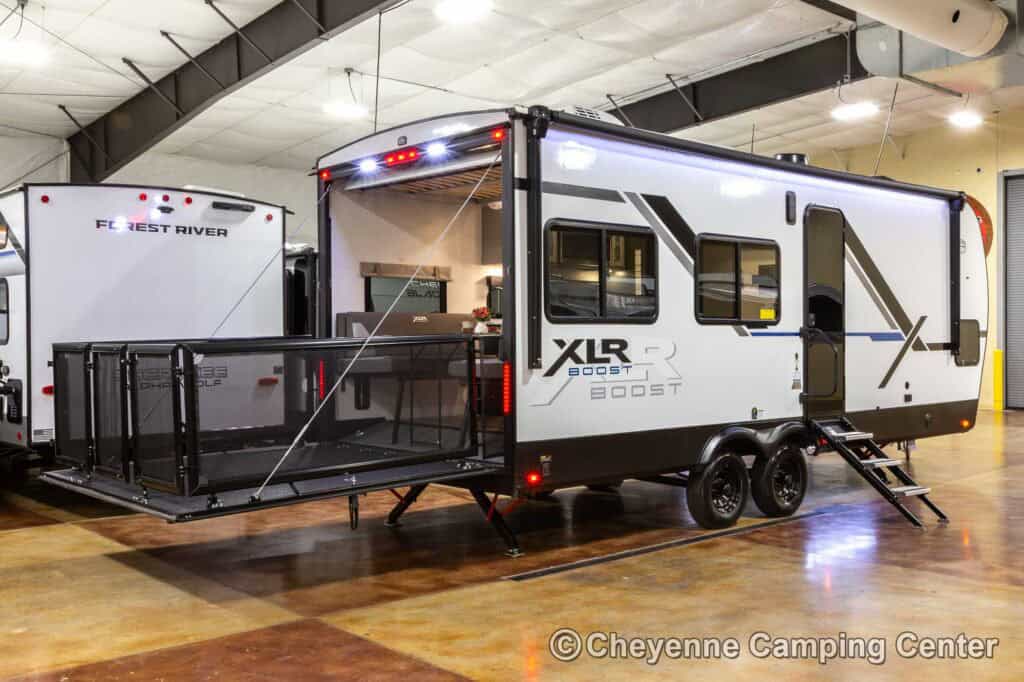 2026 Forest River Rogue Armored 32L132 Toy Hauler Travel Trailer Enterior Image