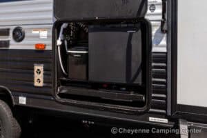 2021 Forest River Cherokee Grey Wolf 26DBH Used Bunkhouse Travel Trailer Exterior Image