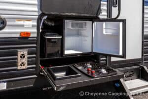 2021 Forest River Cherokee Grey Wolf 26DBH Used Bunkhouse Travel Trailer Exterior Image
