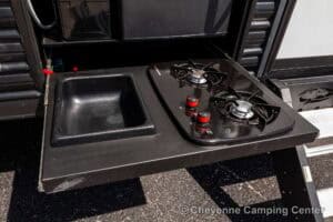 2021 Forest River Cherokee Grey Wolf 26DBH Used Bunkhouse Travel Trailer Exterior Image
