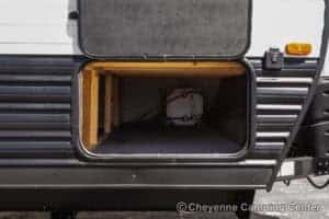 2021 Forest River Cherokee Grey Wolf 26DBH Used Bunkhouse Travel Trailer Exterior Image