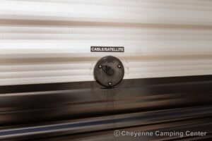 2021 Forest River Cherokee Grey Wolf 26DBH Used Bunkhouse Travel Trailer Exterior Image