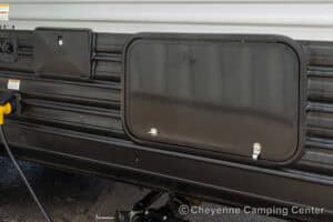 2021 Forest River Cherokee Grey Wolf 26DBH Used Bunkhouse Travel Trailer Exterior Image