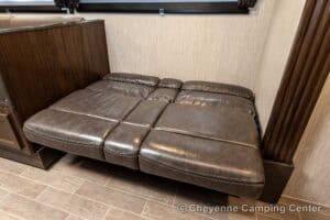 2021 Forest River Cherokee Grey Wolf 26DBH Used Bunkhouse Travel Trailer Interior Image